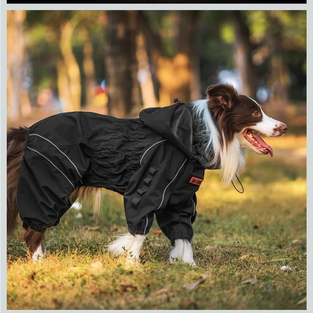 OneTigris Dog Raincoat Waterproof & Reflective medium/ 410-bb1